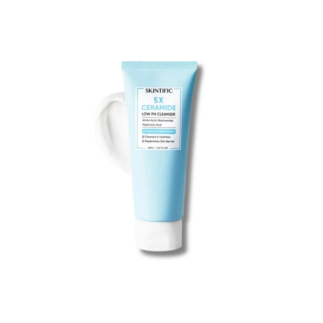 5X Ceramide Low pH Cleanser 80ml