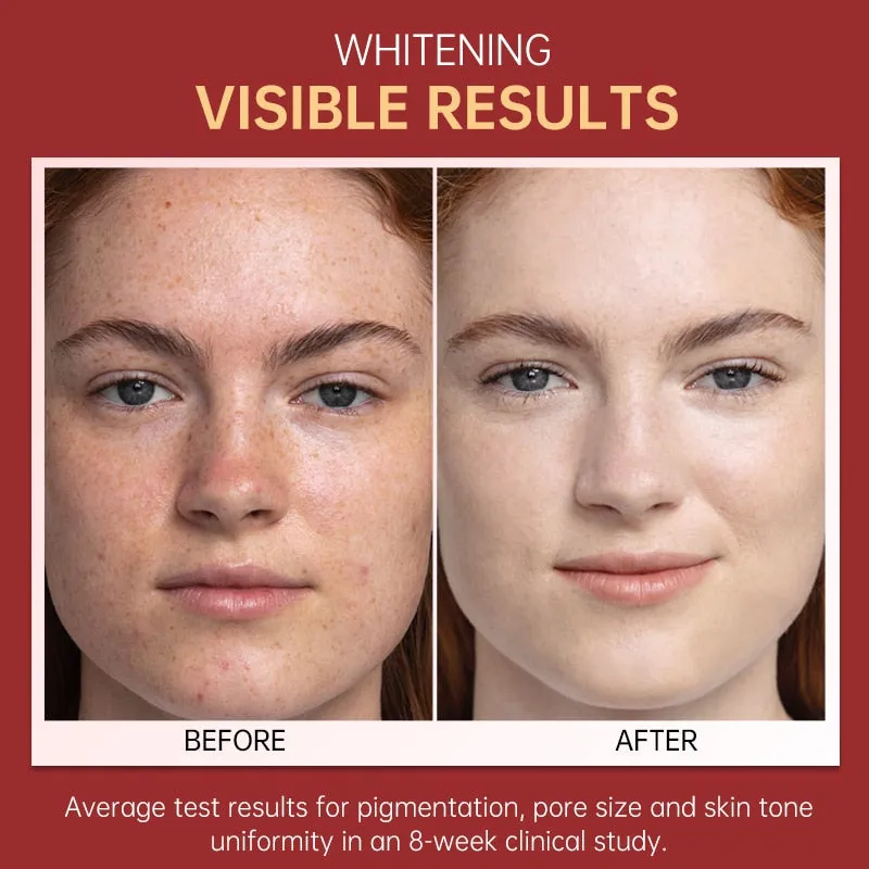 Dark Spots Whitening Skin Care Serum Niacinamide For Glowing Skin Hyaluronic Acid Collagen Pore Reduction Face Serum Care Beauty