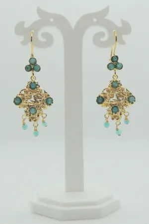 Devika Earrings In Turquoise