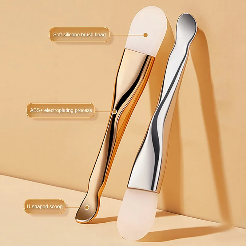 Double Head Silicone Facial Mask Brush