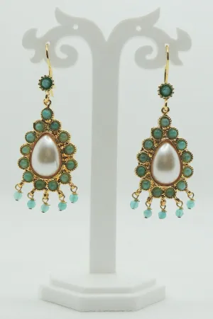 Farida Earrings In Jade