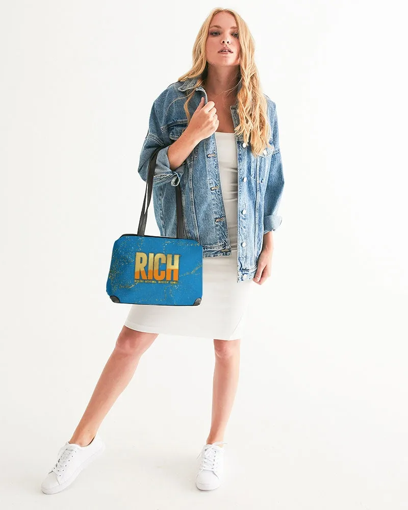 RICH Signature Leather Shoulder Bag