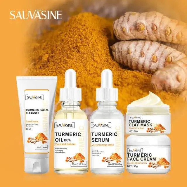 Turmeric Lemon Oil Skin Glow To Lightening Acne Dark Patches, Acne Bright Skin Dark Spot Corrector Face Whitening Serum